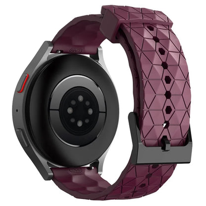 KALEBOL For Huawei Watch 4 / 4 Pro / GT 4 46mm Watch Band 22mm Football Pattern Silicone Strap
