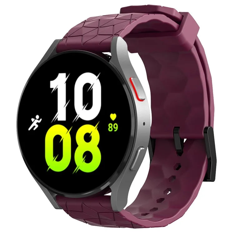 KALEBOL For Huawei Watch 4 / 4 Pro / GT 4 46mm Watch Band 22mm Football Pattern Silicone Strap