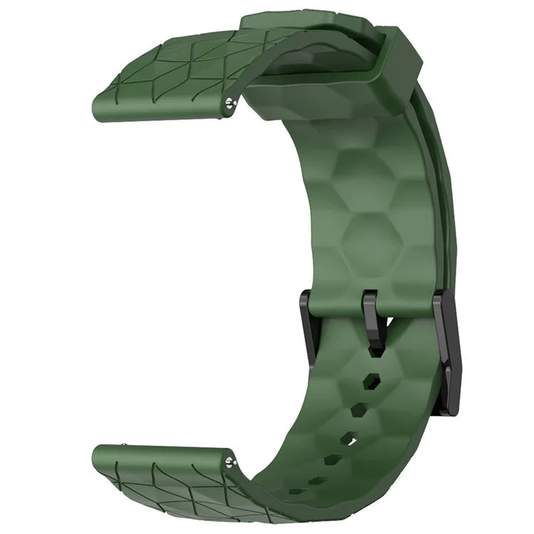 KALEBOL For Huawei Watch 4 / 4 Pro / GT 4 46mm Watch Band 22mm Football Pattern Silicone Strap