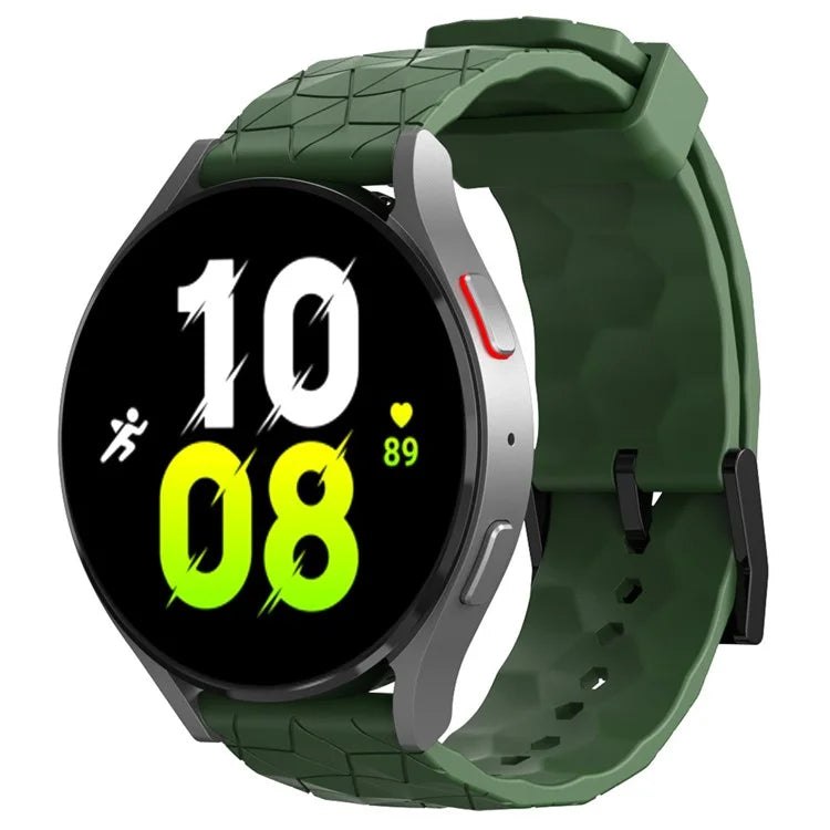 KALEBOL For Huawei Watch 4 / 4 Pro / GT 4 46mm Watch Band 22mm Football Pattern Silicone Strap