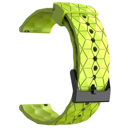 KALEBOL For Huawei Watch 4 / 4 Pro / GT 4 46mm Watch Band 22mm Football Pattern Silicone Strap