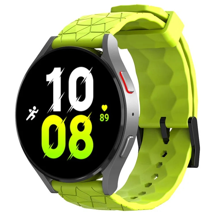 KALEBOL For Huawei Watch 4 / 4 Pro / GT 4 46mm Watch Band 22mm Football Pattern Silicone Strap