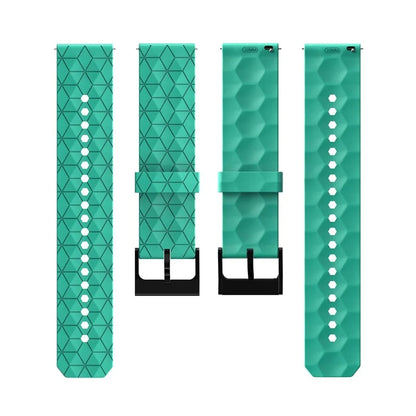 KALEBOL For Huawei Watch 4 / 4 Pro / GT 4 46mm Watch Band 22mm Football Pattern Silicone Strap