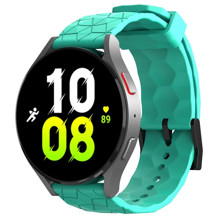KALEBOL For Huawei Watch 4 / 4 Pro / GT 4 46mm Watch Band 22mm Football Pattern Silicone Strap