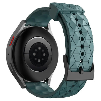 KALEBOL For Huawei Watch 4 / 4 Pro / GT 4 46mm Watch Band 22mm Football Pattern Silicone Strap