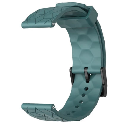KALEBOL For Huawei Watch 4 / 4 Pro / GT 4 46mm Watch Band 22mm Football Pattern Silicone Strap