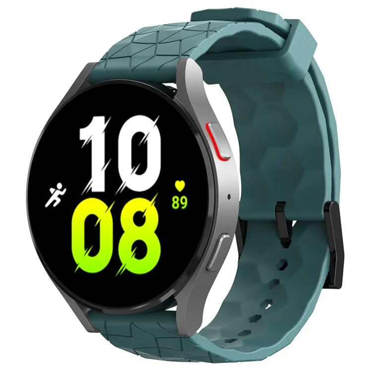 KALEBOL For Huawei Watch 4 / 4 Pro / GT 4 46mm Watch Band 22mm Football Pattern Silicone Strap