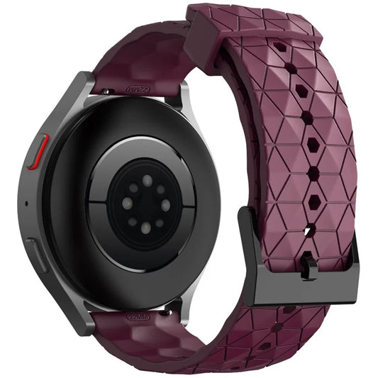 KALEBOL For Huawei Watch GT 3 42mm / GT 3 Pro 43mm Watch Strap 20mm Silicone Band Football Pattern