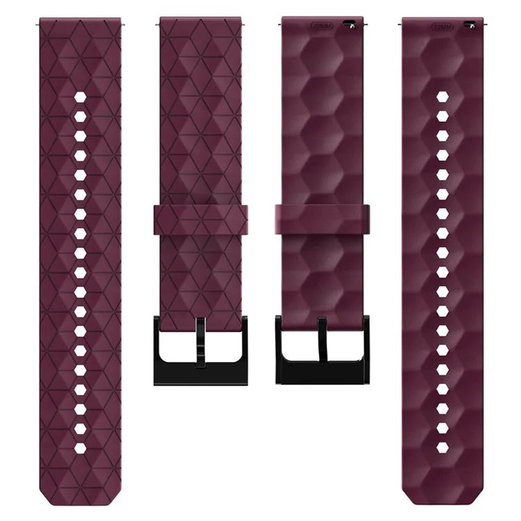 KALEBOL For Huawei Watch GT 3 42mm / GT 3 Pro 43mm Watch Strap 20mm Silicone Band Football Pattern