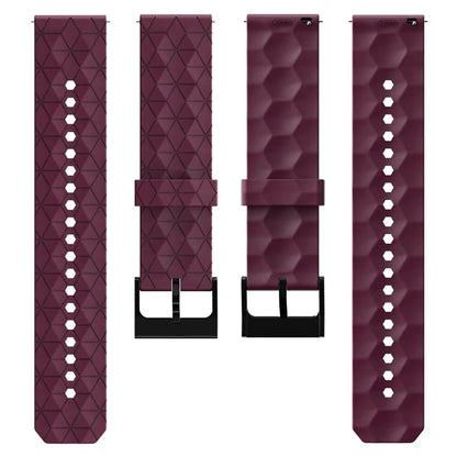 KALEBOL For Huawei Watch GT 3 42mm / GT 3 Pro 43mm Watch Strap 20mm Silicone Band Football Pattern