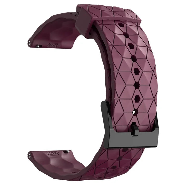 KALEBOL For Huawei Watch GT 3 42mm / GT 3 Pro 43mm Watch Strap 20mm Silicone Band Football Pattern