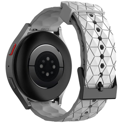 KALEBOL For Huawei Watch GT 3 42mm / GT 3 Pro 43mm Watch Strap 20mm Silicone Band Football Pattern