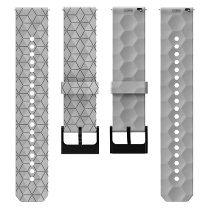 KALEBOL For Huawei Watch GT 3 42mm / GT 3 Pro 43mm Watch Strap 20mm Silicone Band Football Pattern