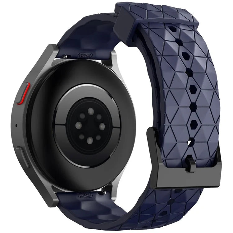KALEBOL For Huawei Watch GT 3 42mm / GT 3 Pro 43mm Watch Strap 20mm Silicone Band Football Pattern
