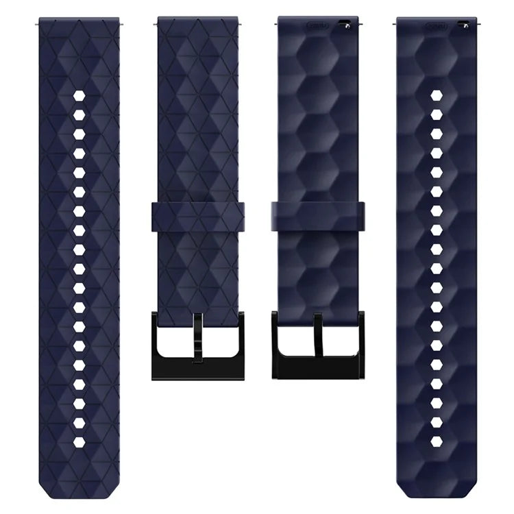 KALEBOL For Huawei Watch GT 3 42mm / GT 3 Pro 43mm Watch Strap 20mm Silicone Band Football Pattern