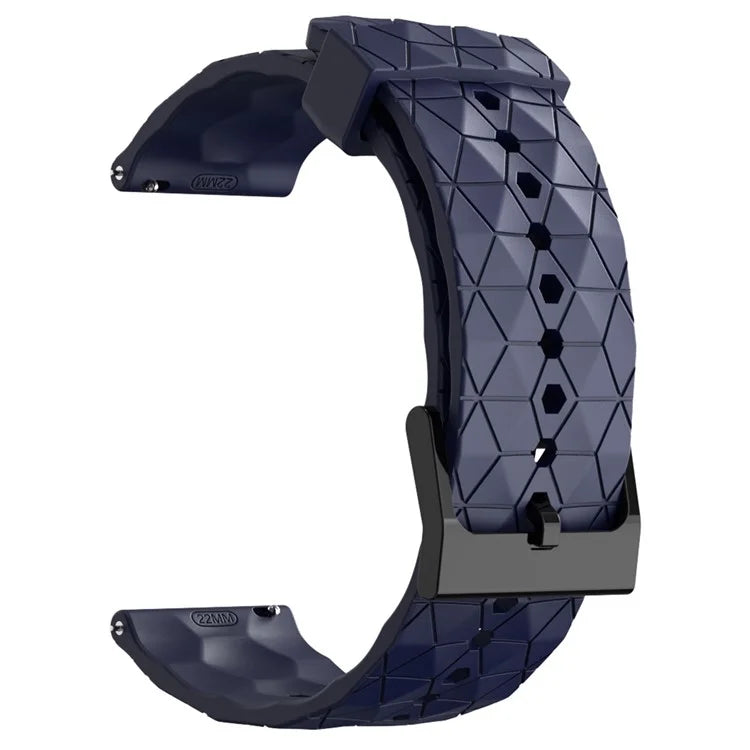 KALEBOL For Huawei Watch GT 3 42mm / GT 3 Pro 43mm Watch Strap 20mm Silicone Band Football Pattern