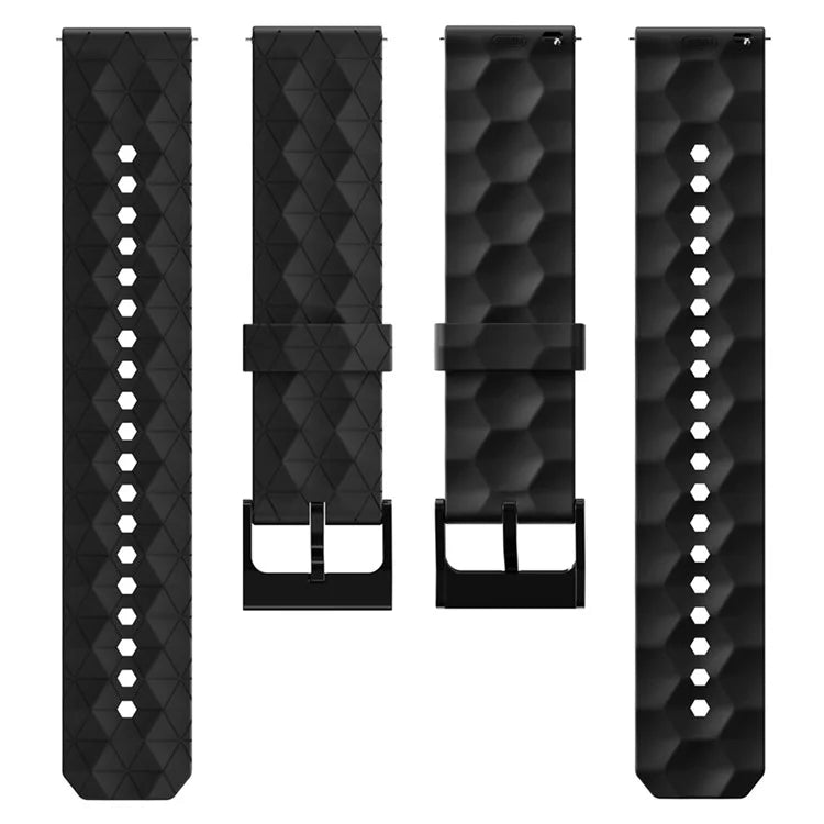 KALEBOL For Huawei Watch GT 3 42mm / GT 3 Pro 43mm Watch Strap 20mm Silicone Band Football Pattern