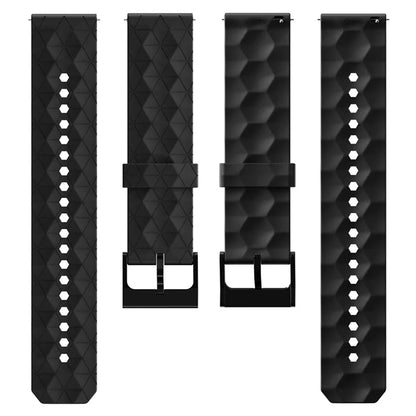 KALEBOL For Huawei Watch GT 3 42mm / GT 3 Pro 43mm Watch Strap 20mm Silicone Band Football Pattern