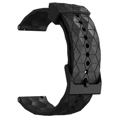 KALEBOL For Huawei Watch GT 3 42mm / GT 3 Pro 43mm Watch Strap 20mm Silicone Band Football Pattern