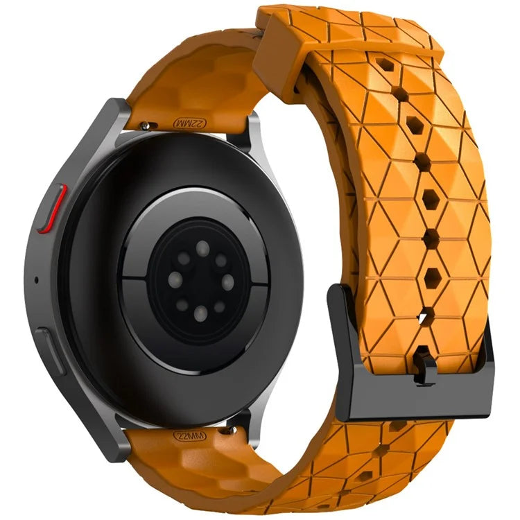 KALEBOL For Huawei Watch GT 3 42mm / GT 3 Pro 43mm Watch Strap 20mm Silicone Band Football Pattern