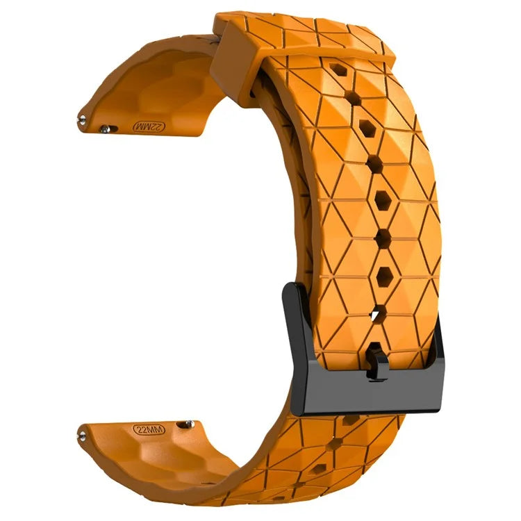 KALEBOL For Huawei Watch GT 3 42mm / GT 3 Pro 43mm Watch Strap 20mm Silicone Band Football Pattern