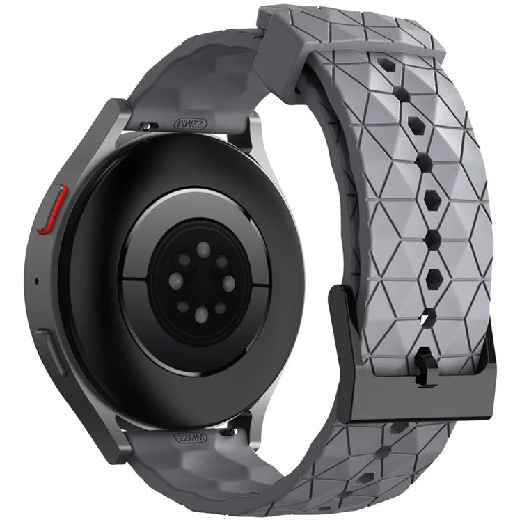 KALEBOL For Huawei Watch GT 3 42mm / GT 3 Pro 43mm Watch Strap 20mm Silicone Band Football Pattern