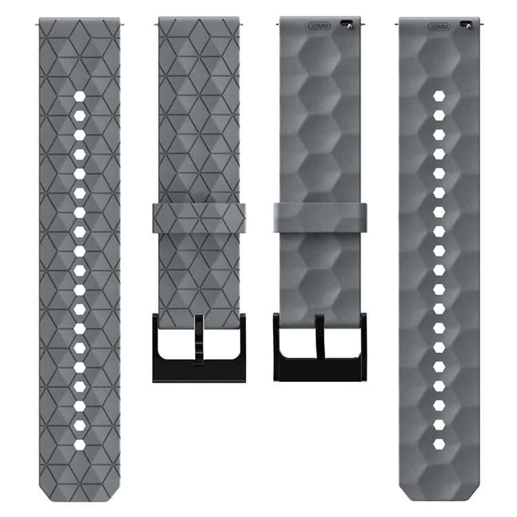 KALEBOL For Huawei Watch GT 3 42mm / GT 3 Pro 43mm Watch Strap 20mm Silicone Band Football Pattern