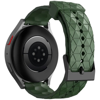 KALEBOL For Huawei Watch GT 3 42mm / GT 3 Pro 43mm Watch Strap 20mm Silicone Band Football Pattern