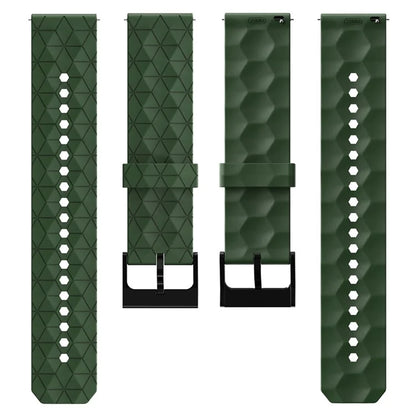 KALEBOL For Huawei Watch GT 3 42mm / GT 3 Pro 43mm Watch Strap 20mm Silicone Band Football Pattern