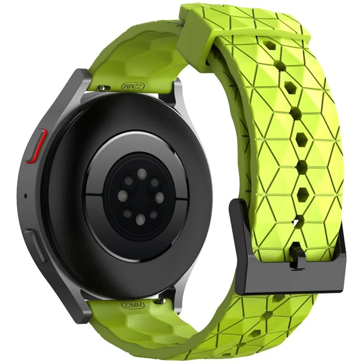 KALEBOL For Huawei Watch GT 3 42mm / GT 3 Pro 43mm Watch Strap 20mm Silicone Band Football Pattern