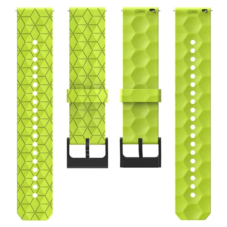 KALEBOL For Huawei Watch GT 3 42mm / GT 3 Pro 43mm Watch Strap 20mm Silicone Band Football Pattern