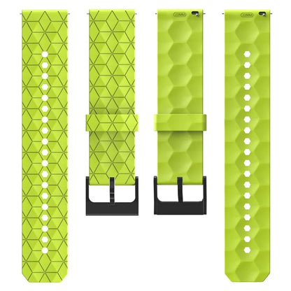KALEBOL For Huawei Watch GT 3 42mm / GT 3 Pro 43mm Watch Strap 20mm Silicone Band Football Pattern