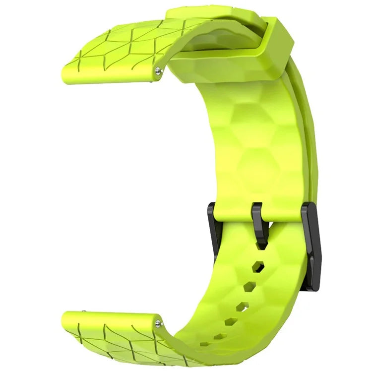 KALEBOL For Huawei Watch GT 3 42mm / GT 3 Pro 43mm Watch Strap 20mm Silicone Band Football Pattern