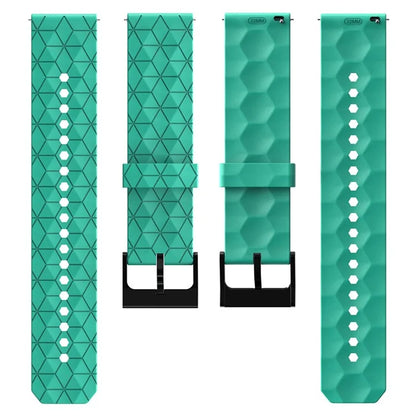 KALEBOL For Huawei Watch GT 3 42mm / GT 3 Pro 43mm Watch Strap 20mm Silicone Band Football Pattern