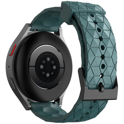 KALEBOL For Huawei Watch GT 3 42mm / GT 3 Pro 43mm Watch Strap 20mm Silicone Band Football Pattern