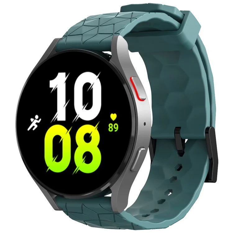KALEBOL For Huawei Watch GT 3 42mm / GT 3 Pro 43mm Watch Strap 20mm Silicone Band Football Pattern