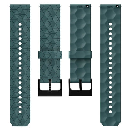 KALEBOL For Huawei Watch GT 3 42mm / GT 3 Pro 43mm Watch Strap 20mm Silicone Band Football Pattern