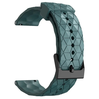 KALEBOL For Huawei Watch GT 3 42mm / GT 3 Pro 43mm Watch Strap 20mm Silicone Band Football Pattern