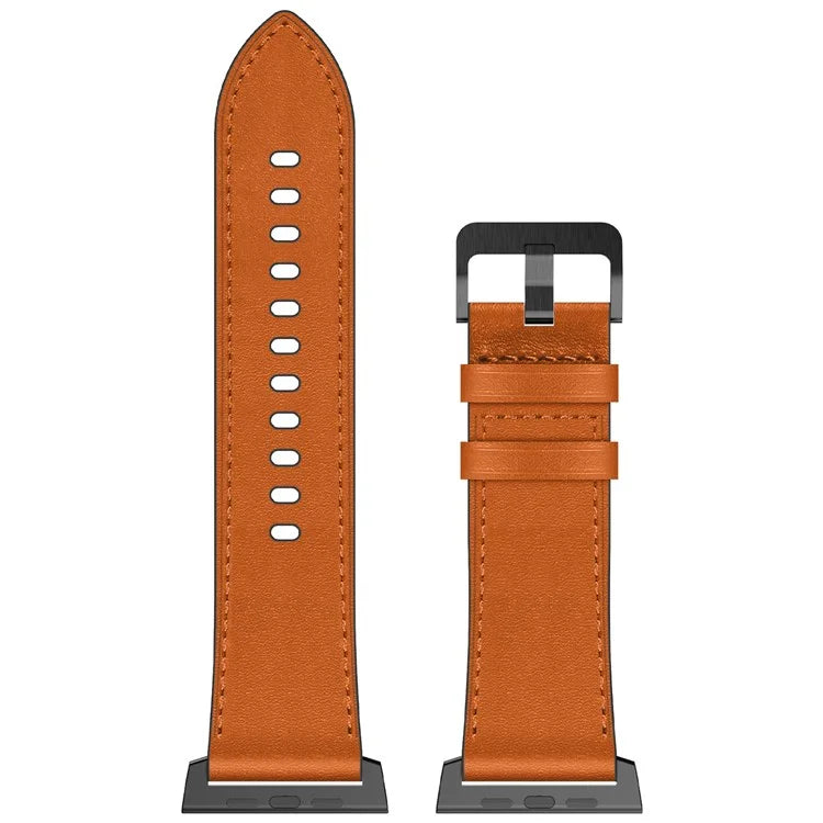 KALEBOL For Apple Watch 10 46mm / Ultra 2 / Ultra 49mm / 9 8 7 45mm / SE (2023) SE (2022) SE 6 5 4 44mm / 3 2 1 42mm Cowhide Leather Band