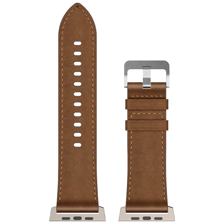 KALEBOL For Apple Watch 10 46mm / Ultra 2 / Ultra 49mm / 9 8 7 45mm / SE (2023) SE (2022) SE 6 5 4 44mm / 3 2 1 42mm Cowhide Leather Band