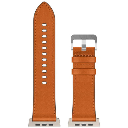 KALEBOL For Apple Watch 10 46mm / Ultra 2 / Ultra 49mm / 9 8 7 45mm / SE (2023) SE (2022) SE 6 5 4 44mm / 3 2 1 42mm Cowhide Leather Band
