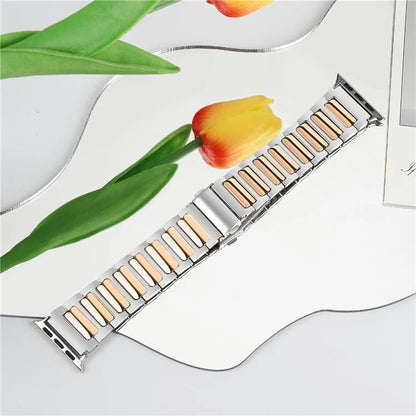 KALEBOL For Apple Watch Series 10 42mm / 9 8 7 41mm / SE (2023) SE (2022) SE 6 5 4 40mm / 3 2 1 38mm Zinc Alloy Watch Band
