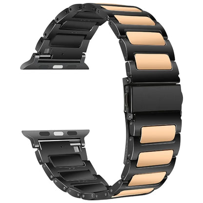 KALEBOL For Apple Watch Series 10 42mm / 9 8 7 41mm / SE (2023) SE (2022) SE 6 5 4 40mm / 3 2 1 38mm Zinc Alloy Watch Band