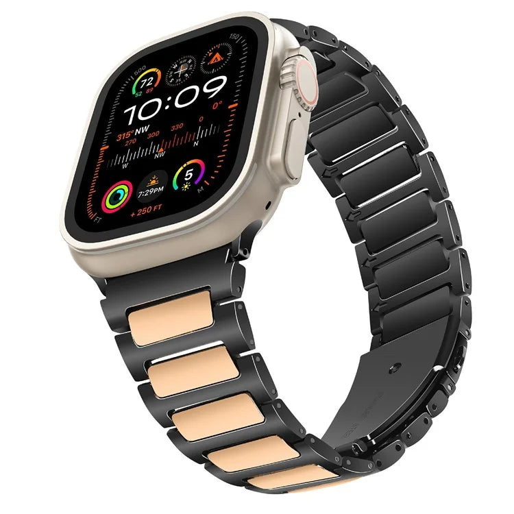 KALEBOL For Apple Watch Series 10 42mm / 9 8 7 41mm / SE (2023) SE (2022) SE 6 5 4 40mm / 3 2 1 38mm Zinc Alloy Watch Band