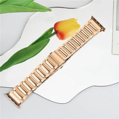 KALEBOL For Apple Watch Series 10 42mm / 9 8 7 41mm / SE (2023) SE (2022) SE 6 5 4 40mm / 3 2 1 38mm Zinc Alloy Watch Band