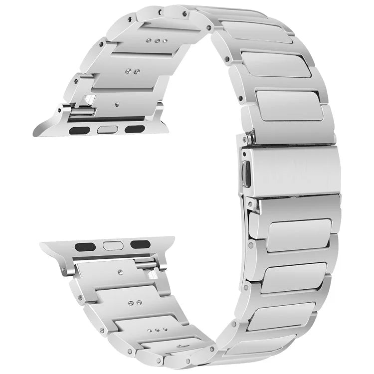 KALEBOL For Apple Watch Series 10 42mm / 9 8 7 41mm / SE (2023) SE (2022) SE 6 5 4 40mm / 3 2 1 38mm Zinc Alloy Watch Band