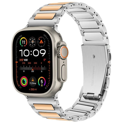 KALEBOL For Apple Watch 10 46mm / Ultra 2 / Ultra 49mm / 9 8 7 45mm / SE (2023) SE (2022) SE 6 5 4 44mm / 3 2 1 42mm Watch Strap Zinc Alloy