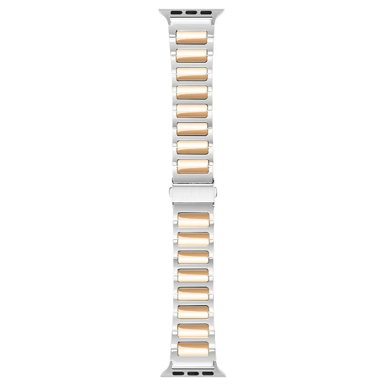 KALEBOL For Apple Watch 10 46mm / Ultra 2 / Ultra 49mm / 9 8 7 45mm / SE (2023) SE (2022) SE 6 5 4 44mm / 3 2 1 42mm Watch Strap Zinc Alloy