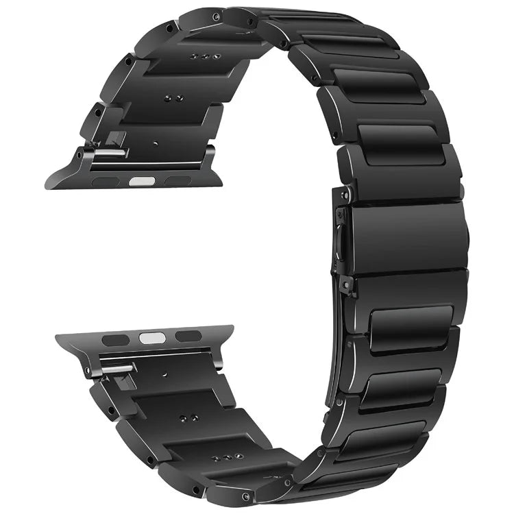 KALEBOL For Apple Watch 10 46mm / Ultra 2 / Ultra 49mm / 9 8 7 45mm / SE (2023) SE (2022) SE 6 5 4 44mm / 3 2 1 42mm Watch Strap Zinc Alloy