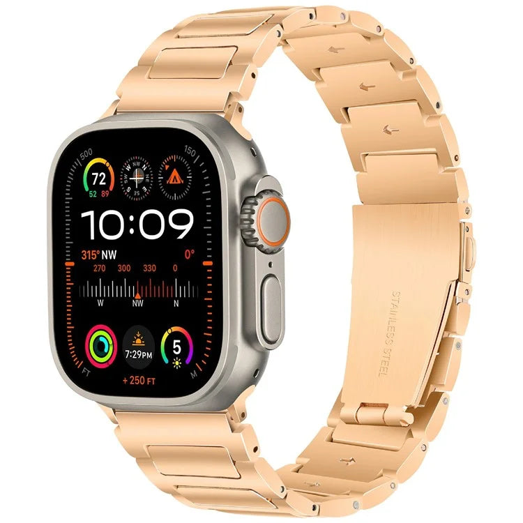 KALEBOL For Apple Watch 10 46mm / Ultra 2 / Ultra 49mm / 9 8 7 45mm / SE (2023) SE (2022) SE 6 5 4 44mm / 3 2 1 42mm Watch Strap Zinc Alloy